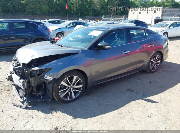 1N4AA6AV9KC362169 2019 NISSAN MAXIMA Серый Передняя левая четверть