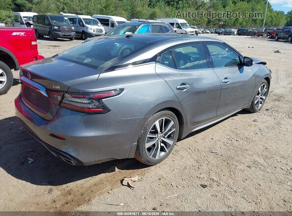 1N4AA6AV9KC362169 2019 NISSAN MAXIMA Серый Задняя правая четверть
