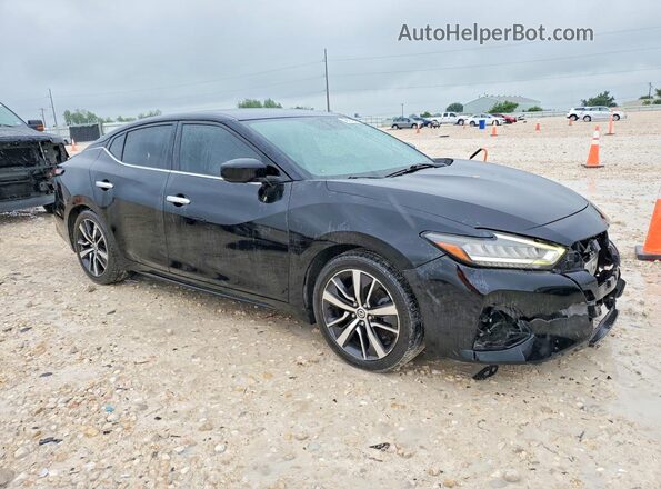 1N4AA6AV9KC368229 2019 NISSAN MAXIMA Черный Передняя правая четверть