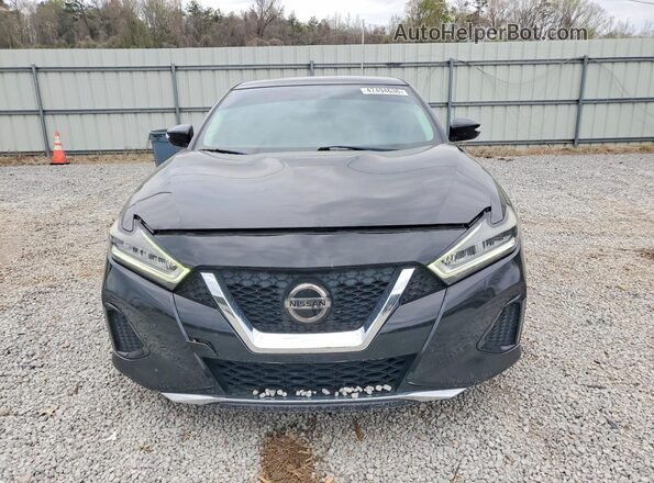 1N4AA6AV9KC372684 2019 NISSAN MAXIMA Black Вид спереду