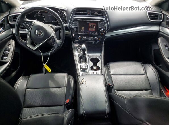 1N4AA6AV9KC372684 2019 NISSAN MAXIMA Black Вид панелі приладів