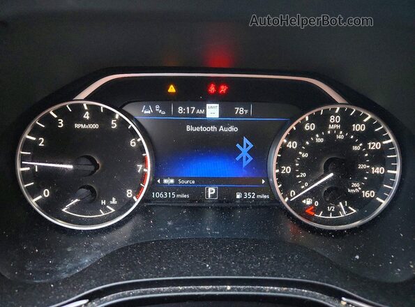 1N4AA6AV9KC383443 2019 NISSAN MAXIMA Черный 
