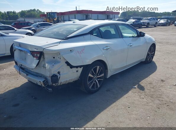 1N4AA6AVXKC366117 2019 NISSAN MAXIMA White უკანა მარჯვენა