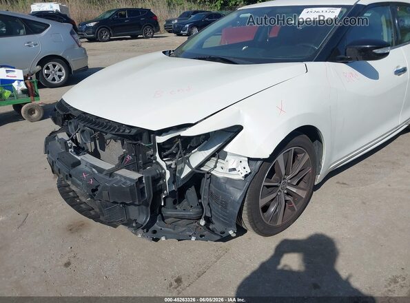 1N4AA6AVXKC366117 2019 NISSAN MAXIMA White წინა ხედი