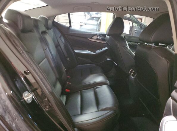 1N4AA6AVXKC381135 2019 NISSAN MAXIMA Black Rear seats view