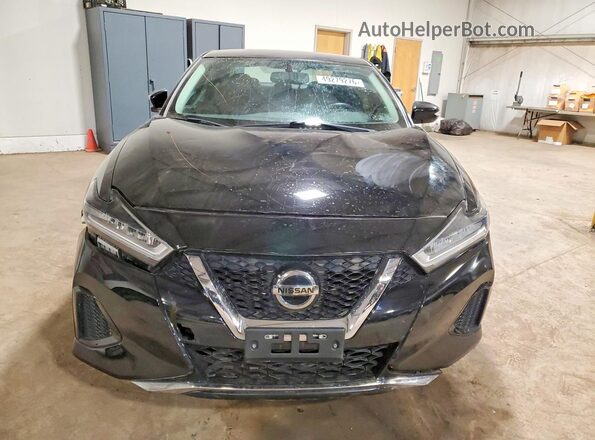 1N4AA6AVXKC381135 2019 NISSAN MAXIMA Black Front view