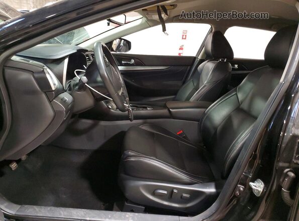 1N4AA6AVXKC381135 2019 NISSAN MAXIMA Black Front interior view