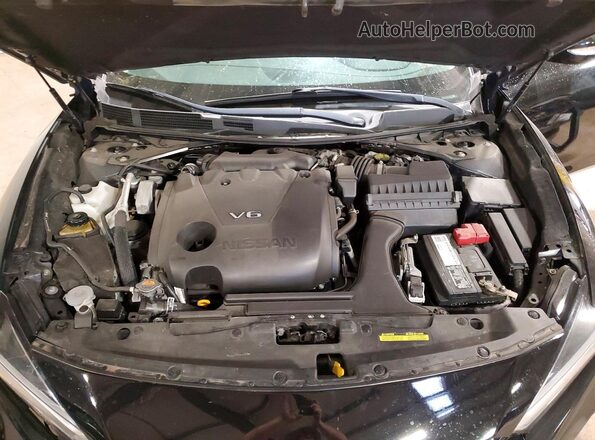 1N4AA6AVXKC381135 2019 NISSAN MAXIMA Black Rear interior view