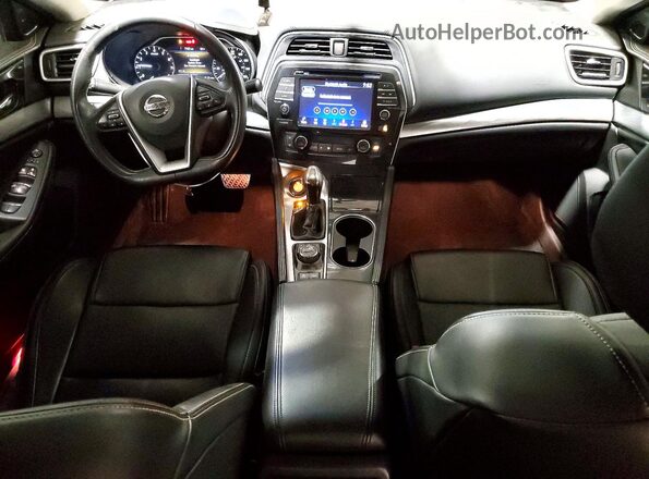 1N4AA6AVXKC381135 2019 NISSAN MAXIMA Black Dashboard view