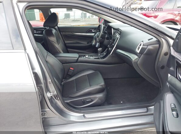 1N4AA6CV0PC502744 2023 NISSAN MAXIMA Gray Widok wnętrza z przodu