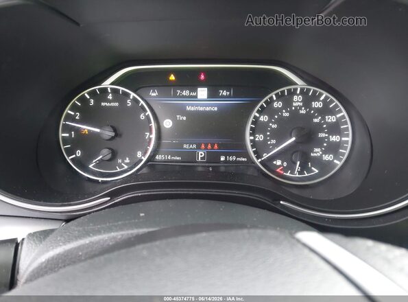 1N4AA6CV0PC502744 2023 NISSAN MAXIMA Gray Widok tylnych siedzeń