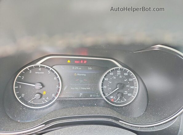 1N4AA6CV1LC370541 2020 NISSAN MAXIMA Silver Instrument cluster view