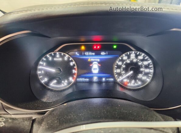 1N4AA6CV2LC363467 2020 NISSAN MAXIMA Black Вид щитка приладів