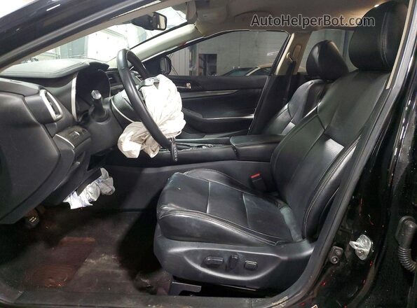 1N4AA6CV2LC363467 2020 NISSAN MAXIMA Black Вид салону спереду