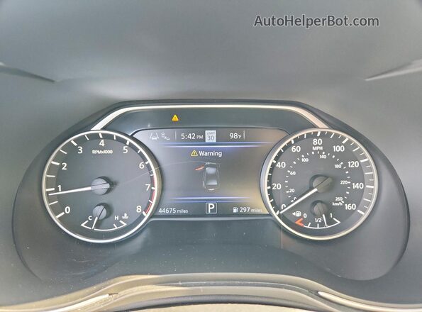 1N4AA6CV2PC510750 2023 NISSAN MAXIMA Black Instrument cluster view