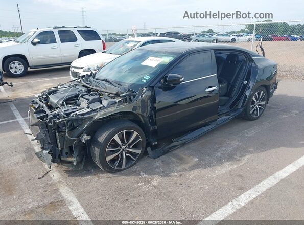 1N4AA6CV3LC365650 2020 NISSAN MAXIMA Black Vista tres cuartos delantera izquierda