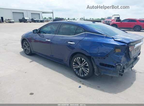 1N4AA6CV4LC383767 2020 NISSAN MAXIMA Синий Задняя левая четверть