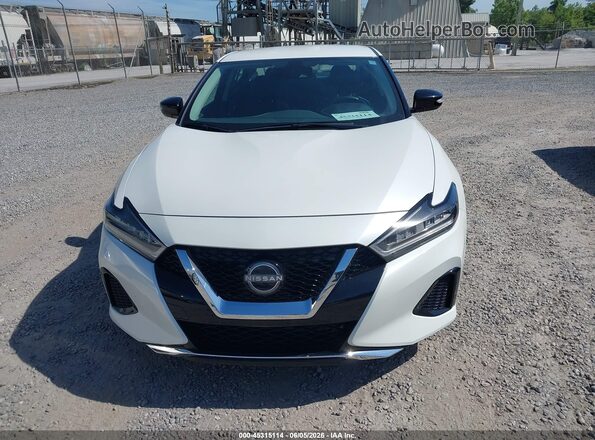 1N4AA6CV4PC512662 2023 NISSAN MAXIMA White Вид щитка приладів
