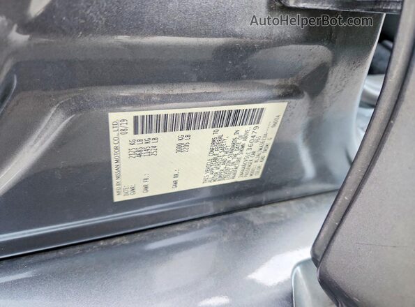 1N4AA6CV5LC360479 2020 NISSAN MAXIMA Gray Շարժիչի բաժամունքի տեսք