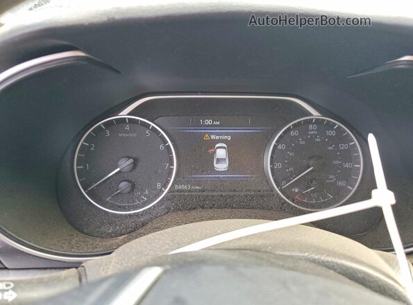 1N4AA6CV5MC504355 2021 NISSAN MAXIMA Gray Widok zestawu wskaźników