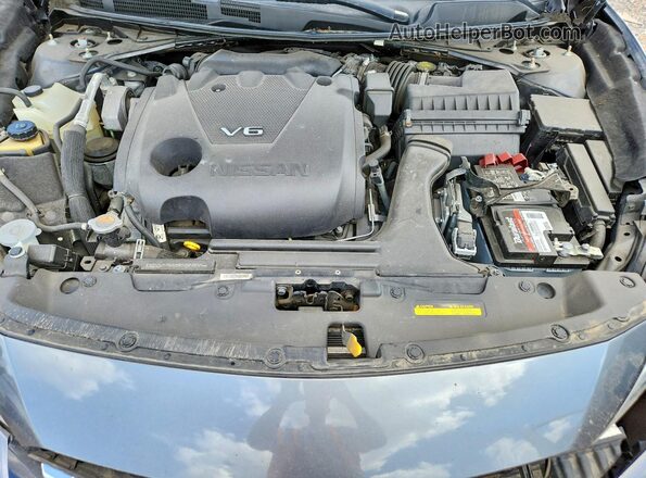 1N4AA6CV5MC504355 2021 NISSAN MAXIMA Gray Widok wnętrza z tyłu