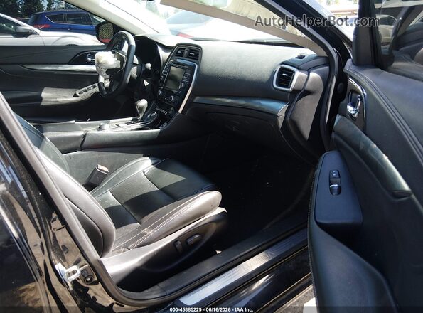 1N4AA6CV6LC367960 2020 NISSAN MAXIMA Черный Вид салона спереди