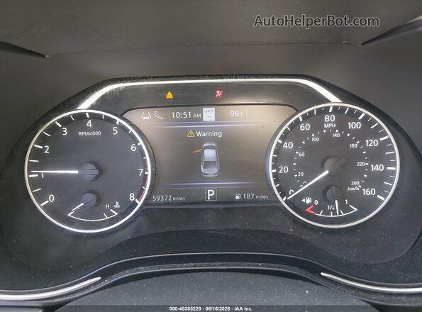 1N4AA6CV6LC367960 2020 NISSAN MAXIMA Черный Вид задних сидений