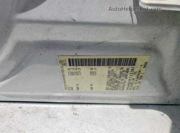 1N4AA6CV7MC515387 2021 NISSAN MAXIMA White Vista del compartimento del motor