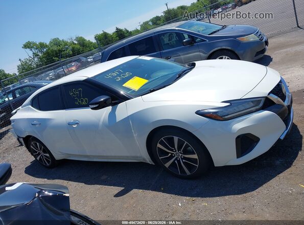 1N4AA6CV8NC508675 2022 NISSAN MAXIMA White Vista interior de 360 grados
