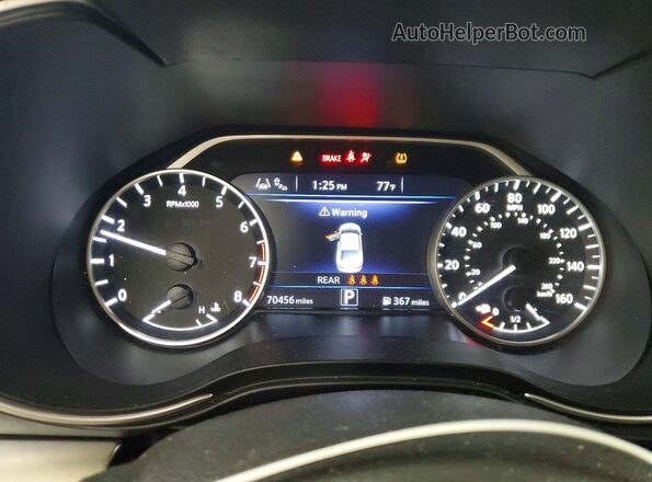 1N4AA6CV8PC508405 2023 NISSAN MAXIMA Silver Instrument cluster view
