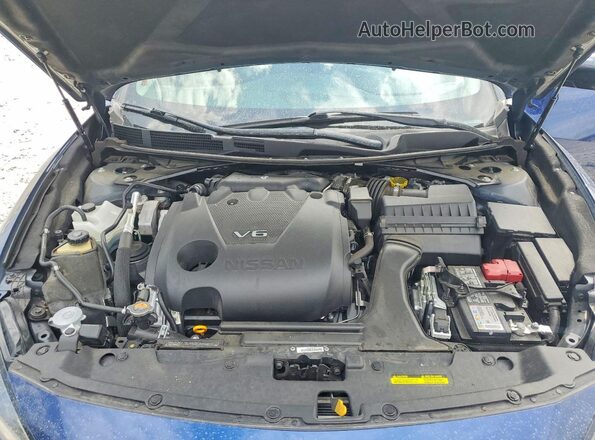 1N4AA6CV8PC513653 2023 NISSAN MAXIMA Blue Սալոնի հետևի տեսք