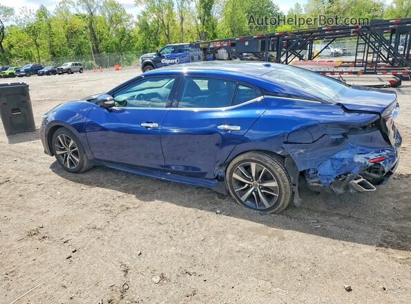 1N4AA6CV9LC363076 2020 NISSAN MAXIMA Синий Задняя левая четверть