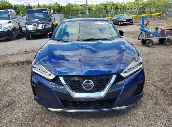 1N4AA6CV9LC363076 2020 NISSAN MAXIMA Синий Вид спереди