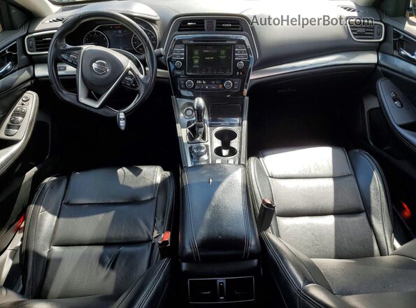 1N4AA6CV9LC363076 2020 NISSAN MAXIMA Синий Вид панели приборов