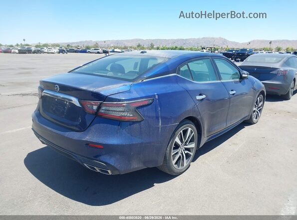 1N4AA6CV9MC514063 2021 NISSAN MAXIMA Blue Հետևի աջ