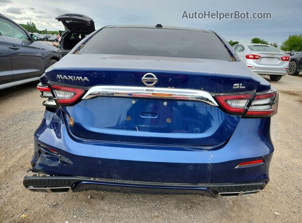 1N4AA6DV1MC512709 2021 NISSAN MAXIMA Blue Вид ззаду