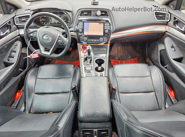 1N4AA6DV1MC512709 2021 NISSAN MAXIMA Blue Вид панелі приладів
