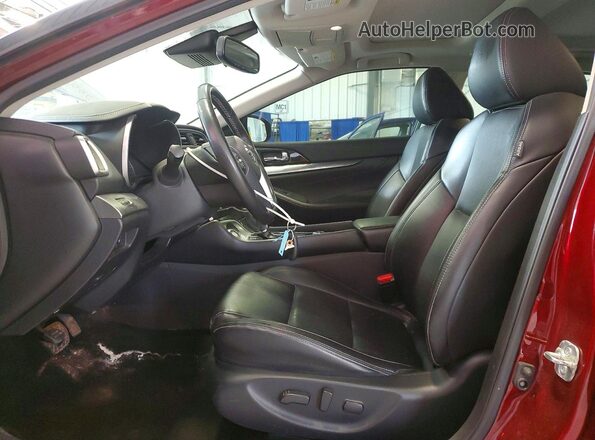 1N4AA6DV3LC380454 2020 NISSAN MAXIMA Red Вид салону спереду
