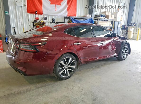 1N4AA6DV3LC380454 2020 NISSAN MAXIMA Red Задня права чверть