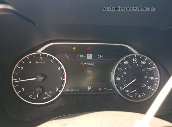 1N4AA6DV4LC366451 2020 NISSAN MAXIMA Black Instrument cluster view