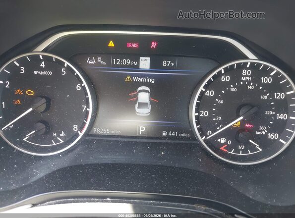 1N4AA6DV6LC372719 2020 NISSAN MAXIMA Blue უკანა სავარძლების ხედი