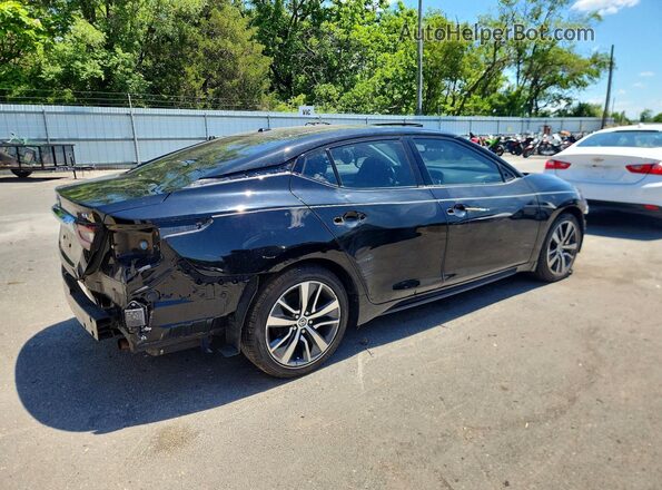 1N4AA6DV9LC375730 2020 NISSAN MAXIMA Черный Задняя правая четверть