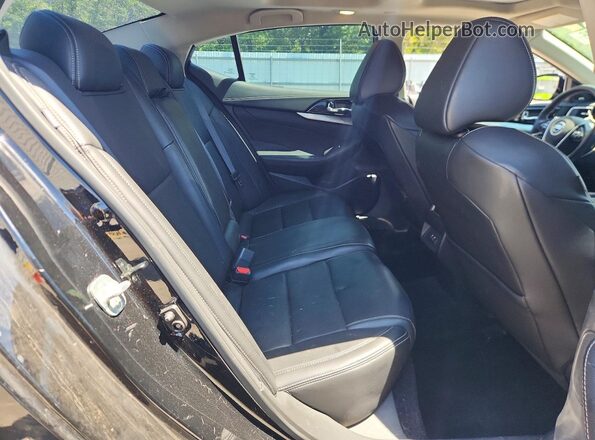 1N4AA6DV9LC375730 2020 NISSAN MAXIMA Черный Вид задних сидений
