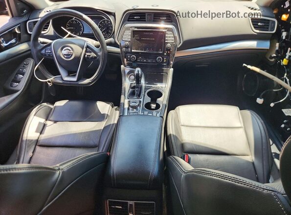 1N4AA6DV9LC375730 2020 NISSAN MAXIMA Черный Вид панели приборов