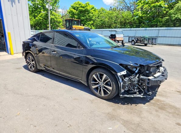 1N4AA6DV9LC375730 2020 NISSAN MAXIMA Черный Передняя правая четверть