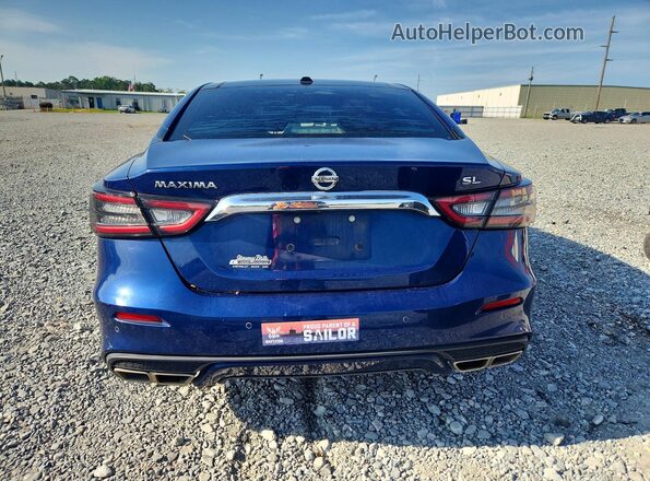 1N4AA6DVXLC372576 2020 NISSAN MAXIMA Blue Rear view