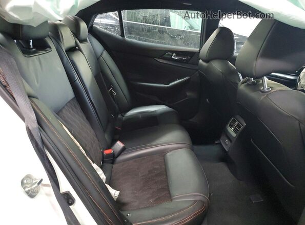 1N4AA6EV1LC374697 2020 NISSAN MAXIMA White Rear seats view