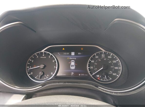 1N4AA6EV1PC504452 2023 NISSAN MAXIMA White Вид задніх сидінь