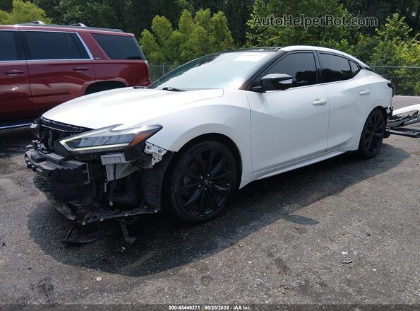 1N4AA6EV1PC504452 2023 NISSAN MAXIMA White Передня ліва чверть