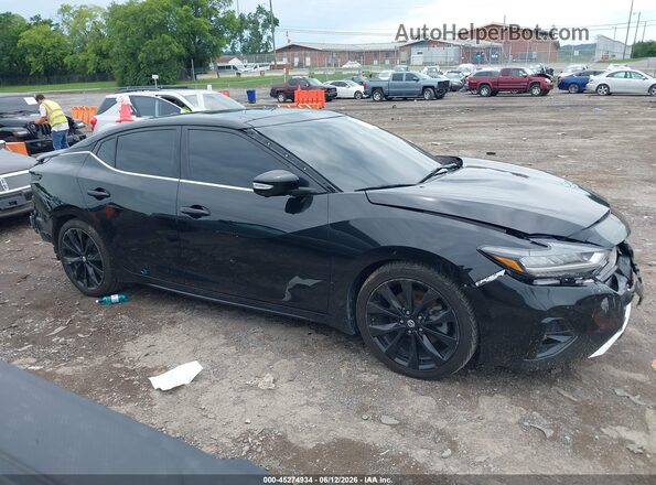 1N4AA6EV2MC502494 2021 NISSAN MAXIMA Black Вид задньої частини салону